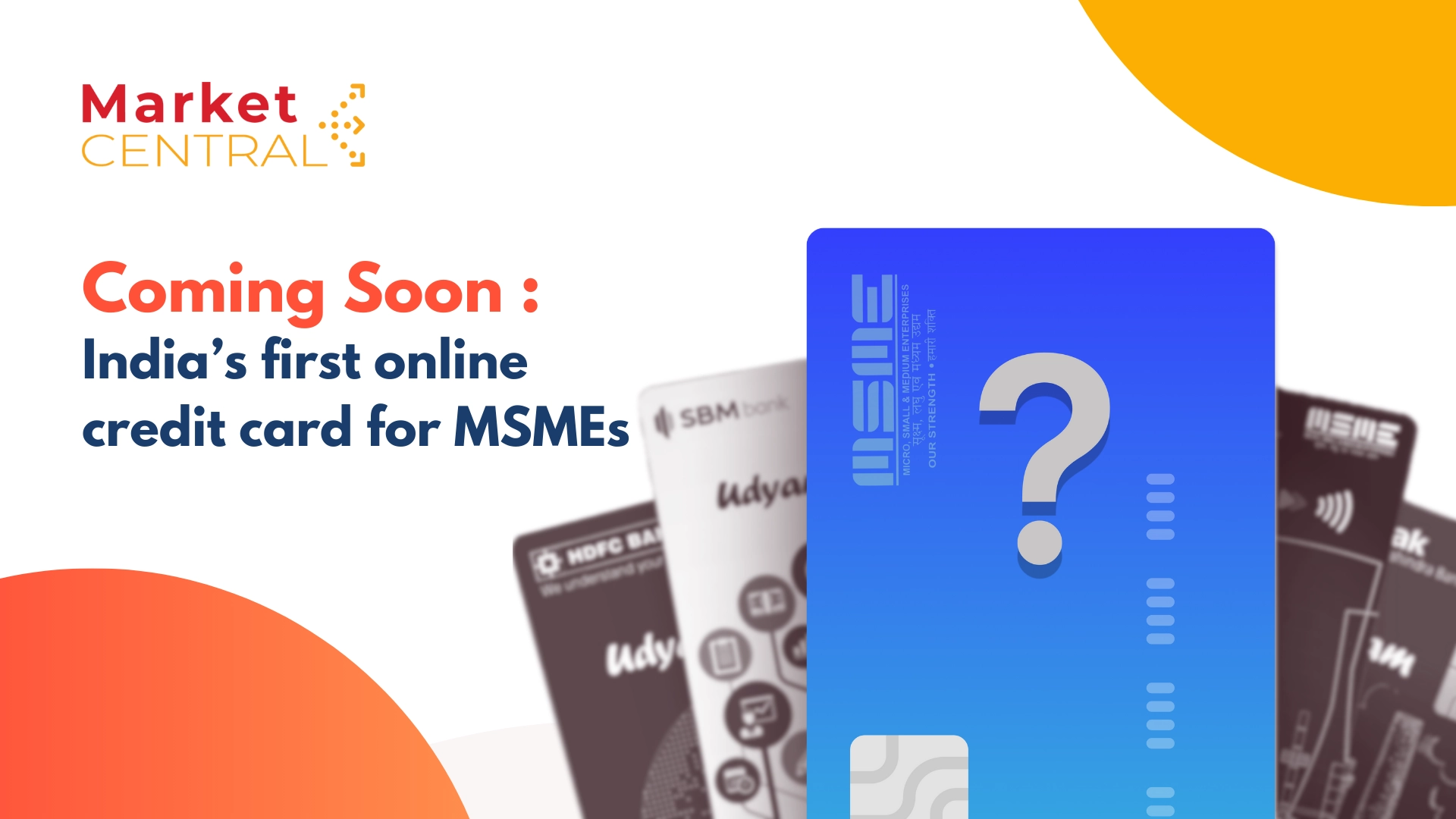 Credit cards for MSMEs